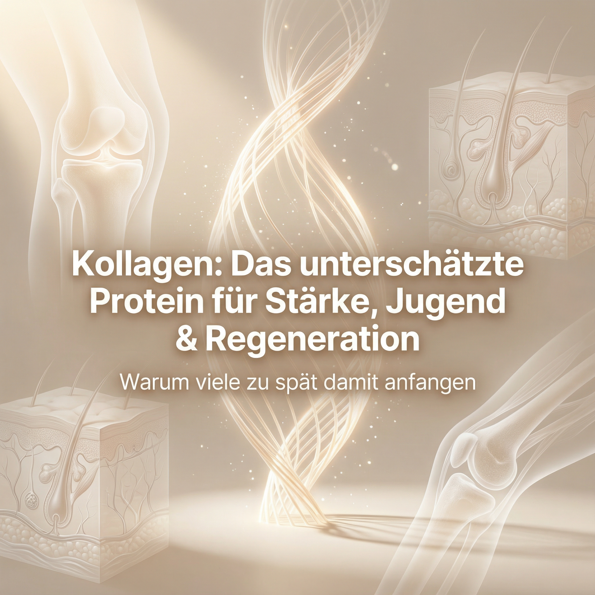 Kollagen: Das unterschätzte Protein, das deinen Körper stärker macht – und warum viele viel zu spät darauf kommen.