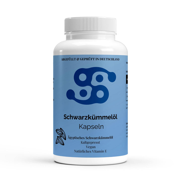 SynVitaPro Schwarzkümmelöl Softgels – ägyptisches Nigella Sativa für Immunsystem, Haut & Wohlbefinden (240 Kapseln)