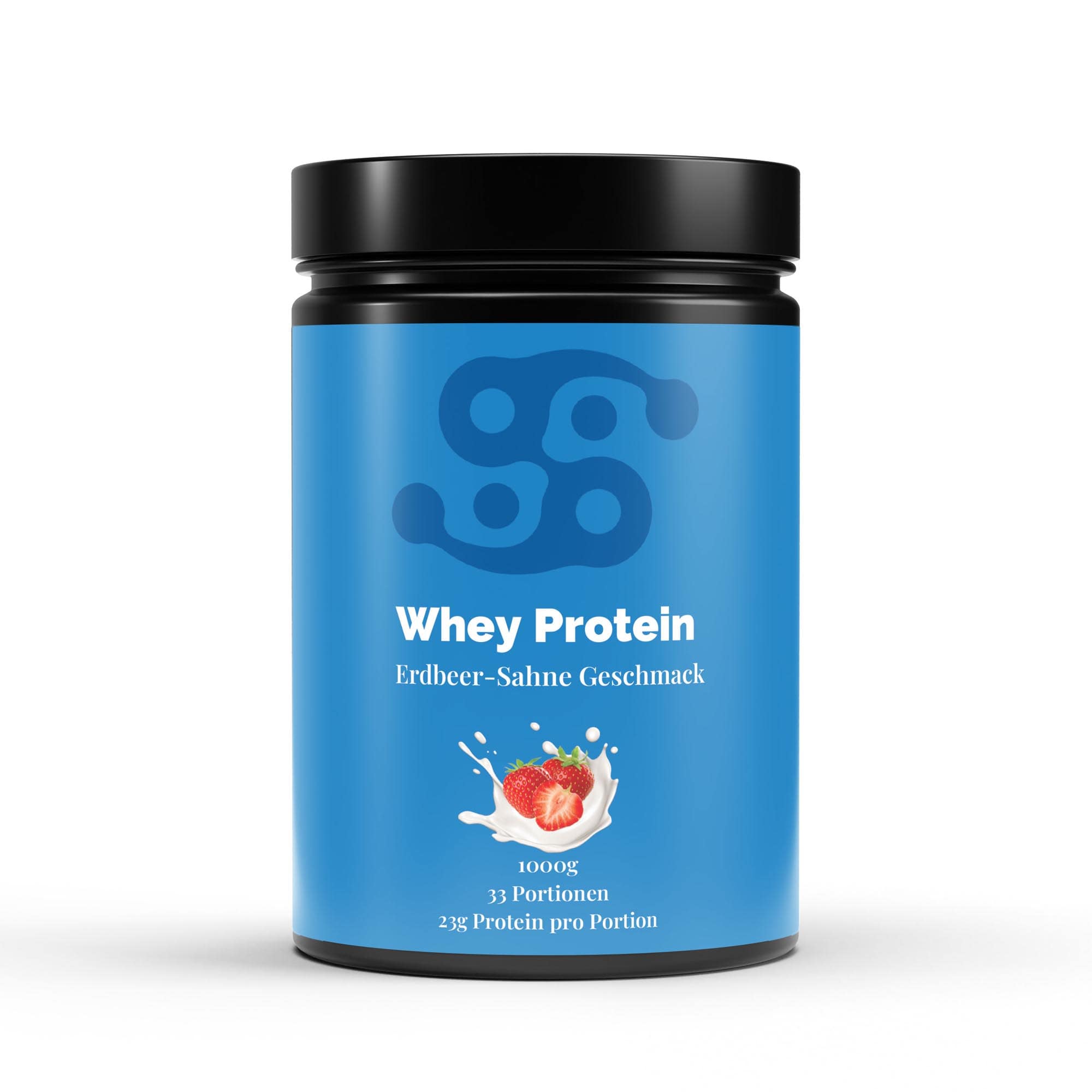 SynVitaPro Premium Whey Protein Erdbeere – fruchtig-cremige Proteinpower für Muskelaufbau & Regeneration